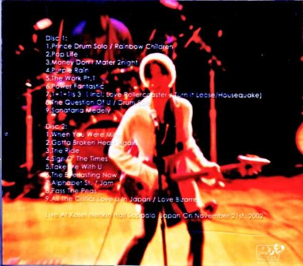 Prince/Sapporo, Japan 10.21.2001 - Image 2