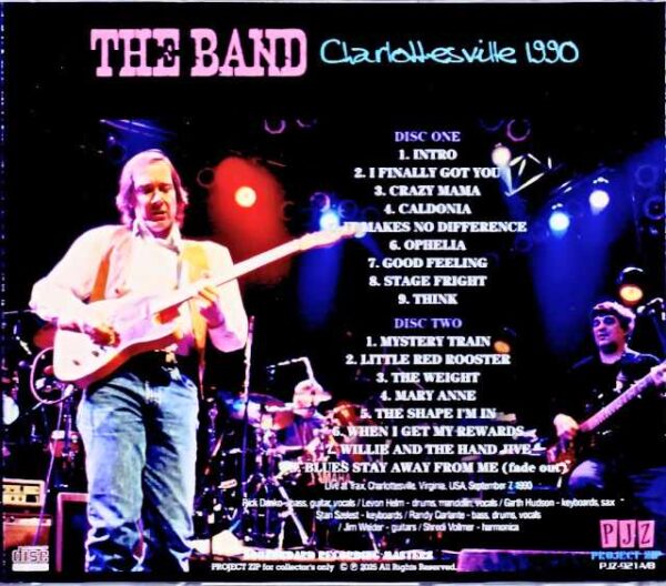 The Band,The Band/VA,USA 1990 Soundboard Edition - Image 2