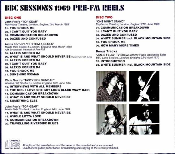 Led Zeppelin/BBC Sessions 1969 Pre-FM Reel Edition - Image 2
