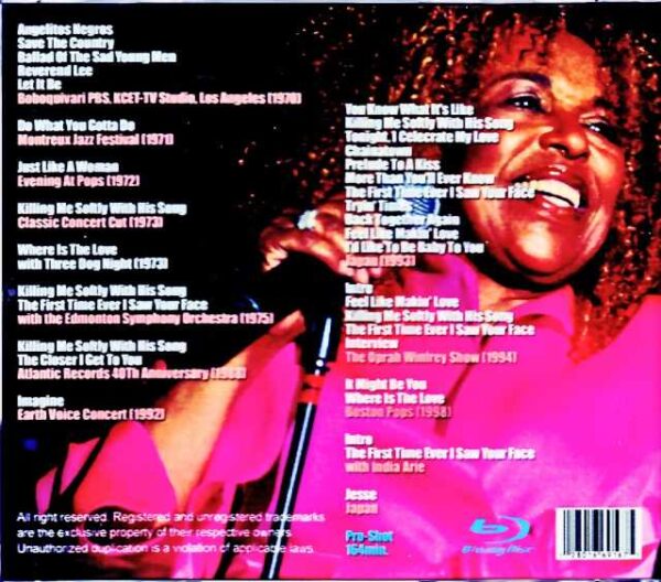 Roberta Flack/1080P Collection Blu-Ray Version - Image 2