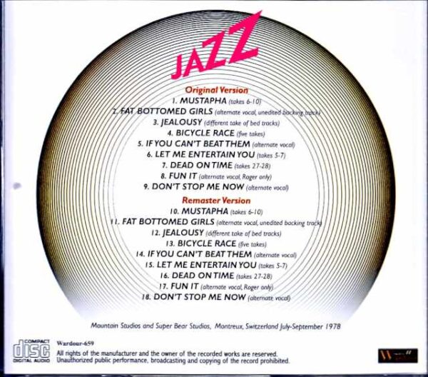 Queen/Jazz Sessions Switzerland 1978 - Image 2