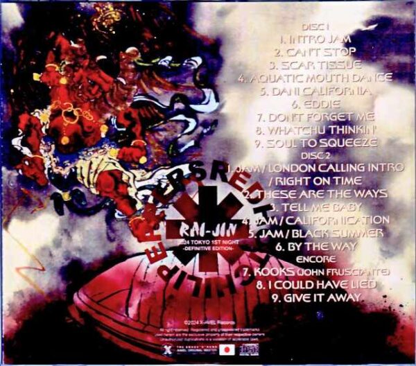 Red Hot Chili Peppers/Tokyo,Japan 5.18.2024 Complete IEM Matrix Edition Upgrade - Image 2