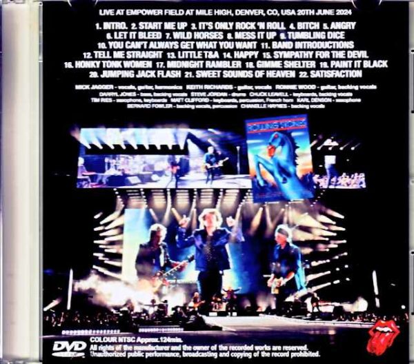 Rolling Stones/CO,USA 2024 Complete Multi-Cam Edition Jewel Version - Image 2
