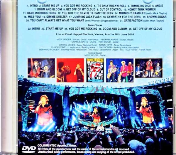 Rolling Stones/Austria 2014 Complete Jewel Version - Image 2