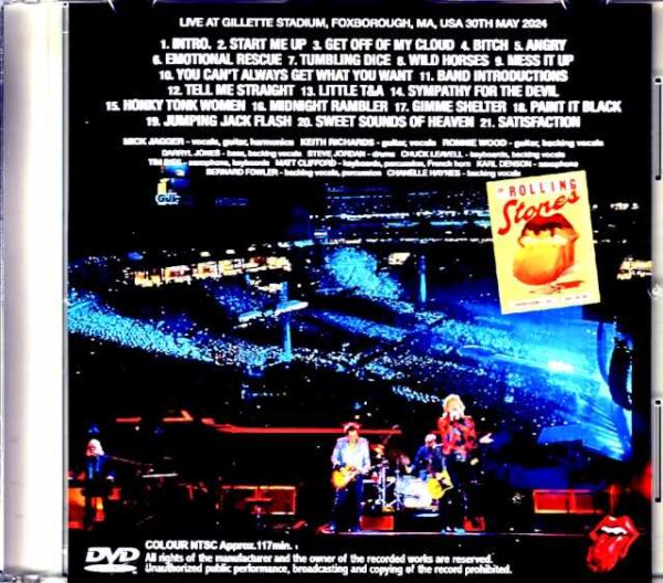 Rolling Stones/MA,USA 2024 Complete Multi-cam Edition Jewel Version - Image 2