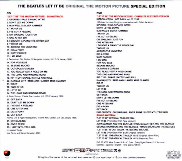 Beatles/Let it Be Original the Motion Pictures Special Edition - Image 2