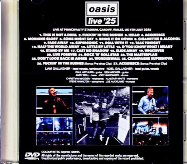 Oasis/England,UK 07.04.2025 Jewel Version - Image 2