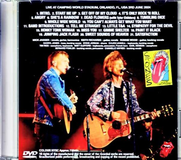 Rolling Stones/FL,USA 2024 Complete Multi-Cam Edition Jewel Version - Image 2