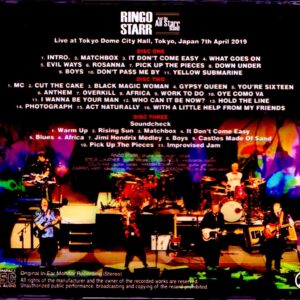 Ringo Starr and His All Starr Band Ringo Starr/Tokyo,Japan 4.7.2019 & SC IEM Matrix Ver.