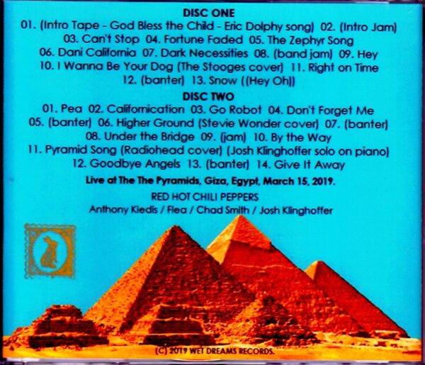 Red Hot Chili Peppers レッド・ホット・チリ・ペッパーズ/Egypt 2019 - Image 2