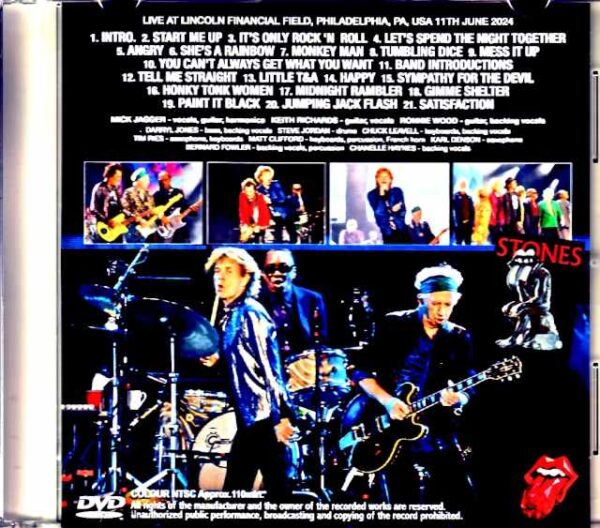 Rolling Stones/PA,USA 2024 Complete Jewel Version - Image 2