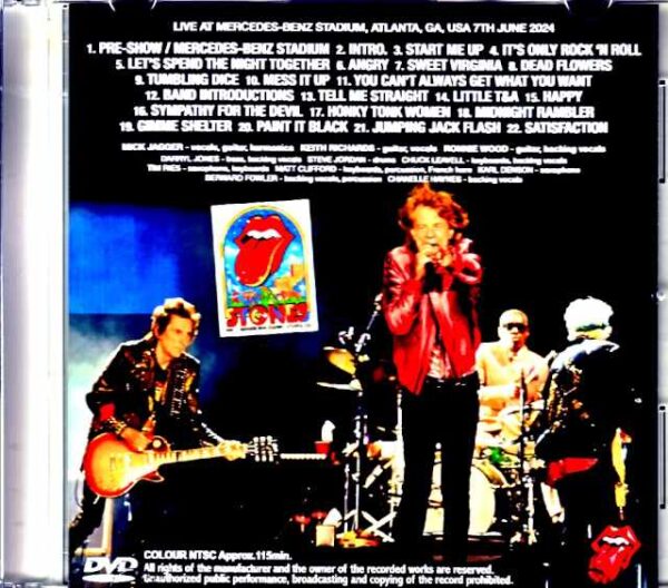 Rolling Stones/GA,USA 2024 Complete Multi-Cam Edition Jewel Version - Image 2