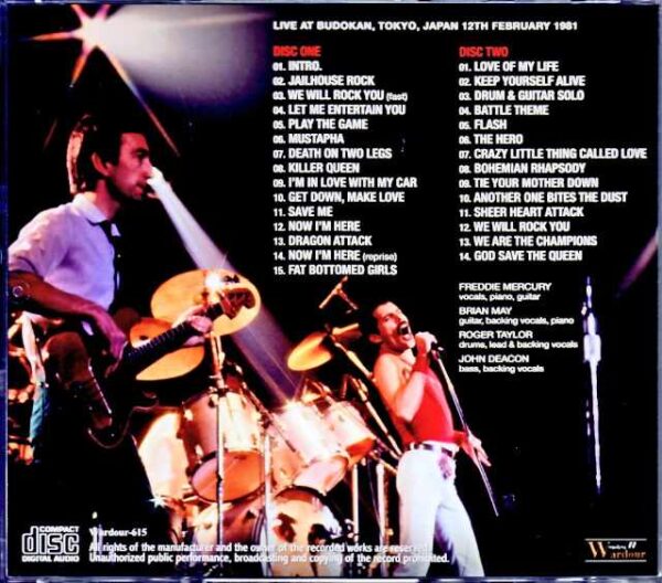 Queen / Tokyo, Japan 2.12.1981 Complete - Image 2