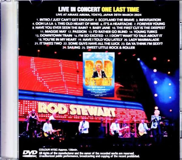 Rod Stewart Rod Stewart/Tokyo,Japan 2024 Complete Multi-Cam Edition Jewel Version - Image 2