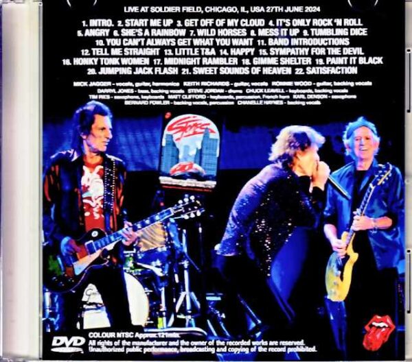 Rolling Stones/IL,USA 6.27.2024 Complete Multi-Cam Edition Jewel Version - Image 2