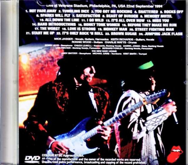 Rolling Stones/PA,USA 09.22.1994 Complete Jewel Version - Image 2