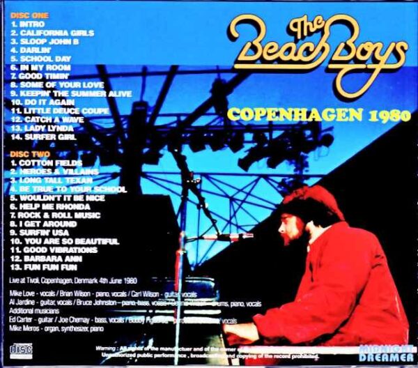 Beach Boys/Denmark 06.04.1980 - Image 2