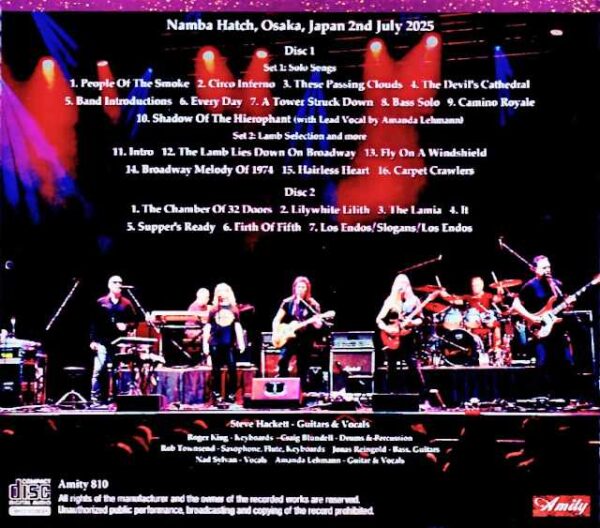 Steve Hackett/Osaka,Japan 07.02.2025 Complete - Image 2