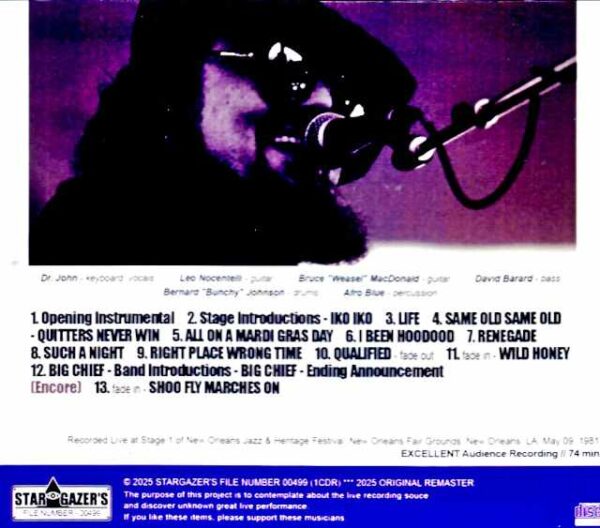 Dr. John/LA,USA 1981 - Image 2