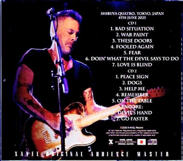 Richie Kotzen/Tokyo,Japan 2025 S & V Complete - Image 2
