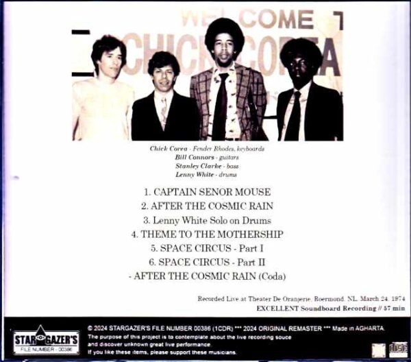 Return to Forever/Netherlands 1974 - Image 2