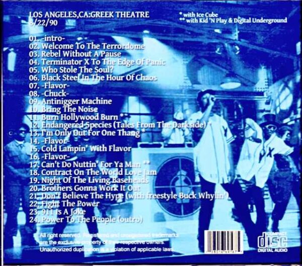 Public Enemy/CA,USA 1990 Complete - Image 2