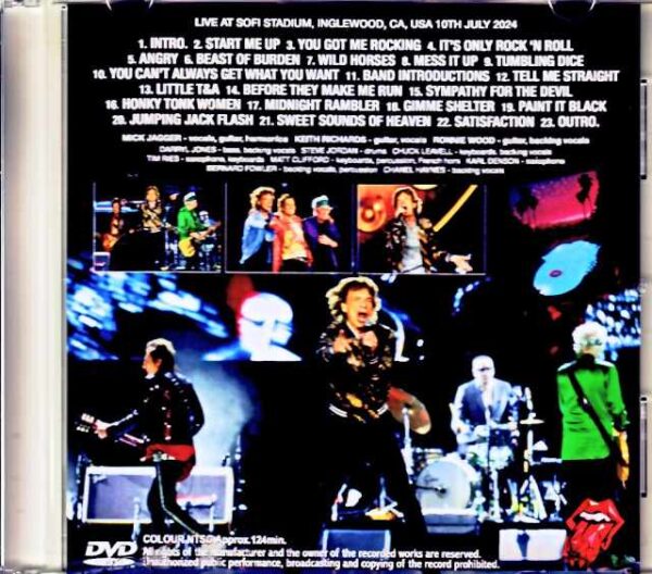 Rolling Stones/CA,USA 7.10.2024 Complete New Source Edition Jewel Version - Image 2