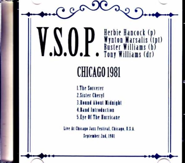 V.S.O.P. Herbie Hancock Quartet Wynton Marsalis, Tony Williams Herbie Hancock/IL,USA 9.2.1981 - Image 2