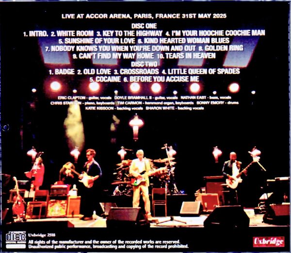 Eric Clapton Eric Clapton/France 05.31.2025 Complete - Image 2