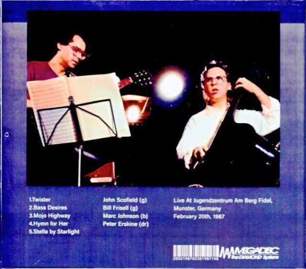 Bass Desires John Scofield, Bill Frisell, Marc Johnson Bass Desires/Germany 1987 Soundboard Edition - Image 2