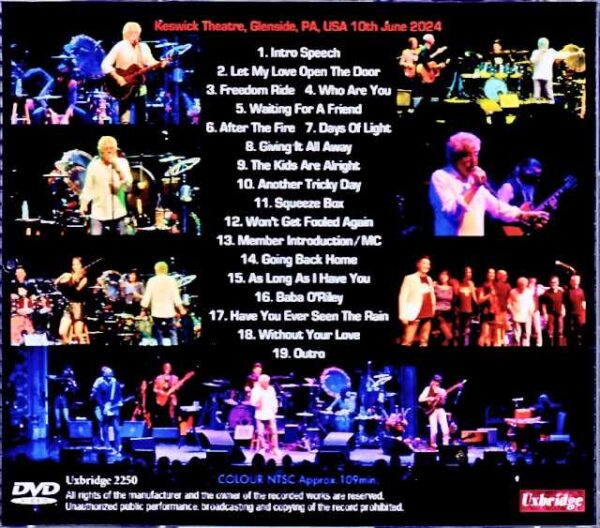 Roger Daltrey/PA,USA 2024 Complete - Image 2