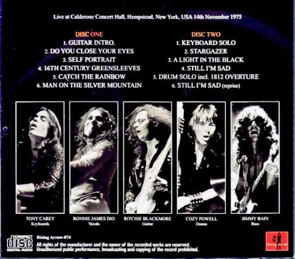 Rainbow / NY, USA 11.14.1975 Complete Upgrade - Image 2
