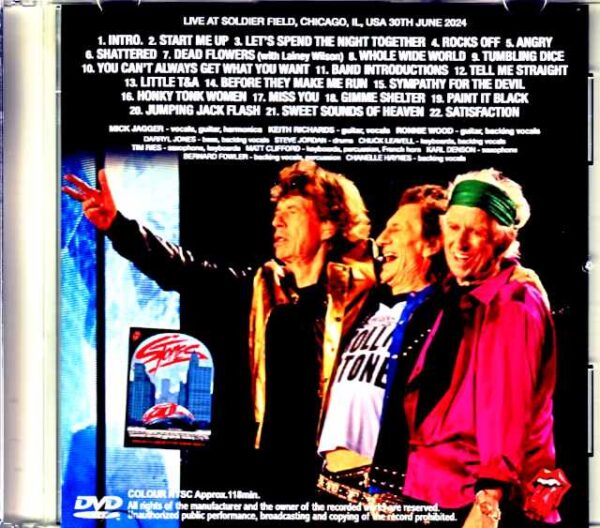 Rolling Stones/IL,USA 7.30.2024 Complete Multi-Cam Edition Version2 Jewel Version - Image 2