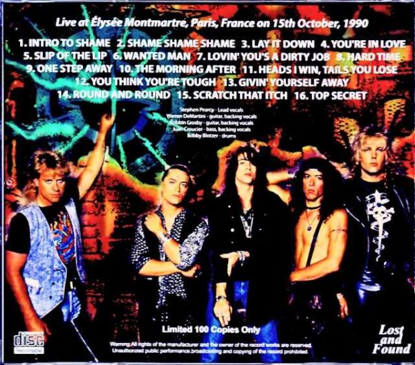 Ratt/France 1990 Complete - Image 2