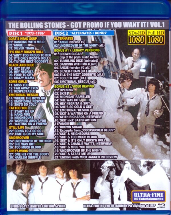 Rolling Stones/Rare Prpmo 1971-1986 Blu-Ray Version - Image 2