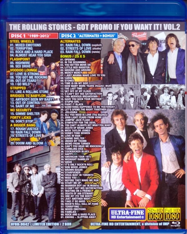 Rolling Stones/Rare Prpmo 1989-2012 Blu-Ray Version - Image 2
