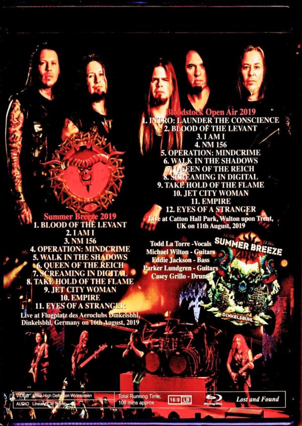 Queensryche/UK 2019 & more Blu-Ray Version - Image 2