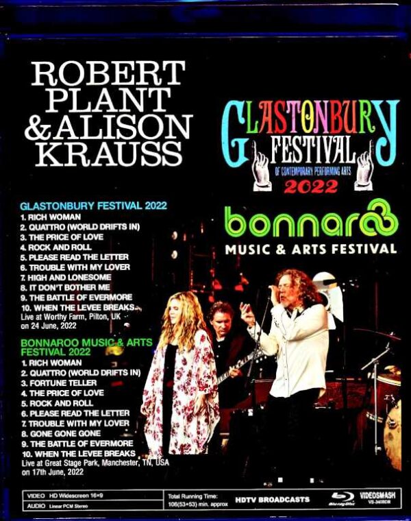 Robert Plant Alison Krauss Robert Plant Alison Krauss/England,UK 2022 & more Blu-Ray Version - Image 2