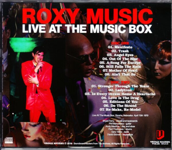 Roxy Music/NE, USA 1979 - Image 2