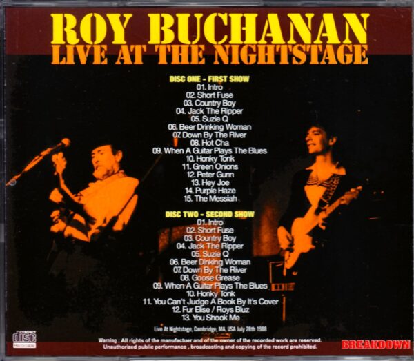 Roy Buchanan/MA, USA 1988 - Image 2