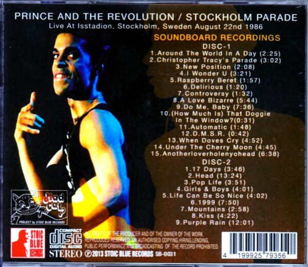 Prince/Sweden 1986 - Image 2