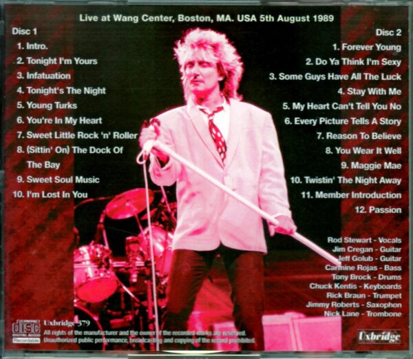 Rod Stewart/MA, USA 1989 - Image 2