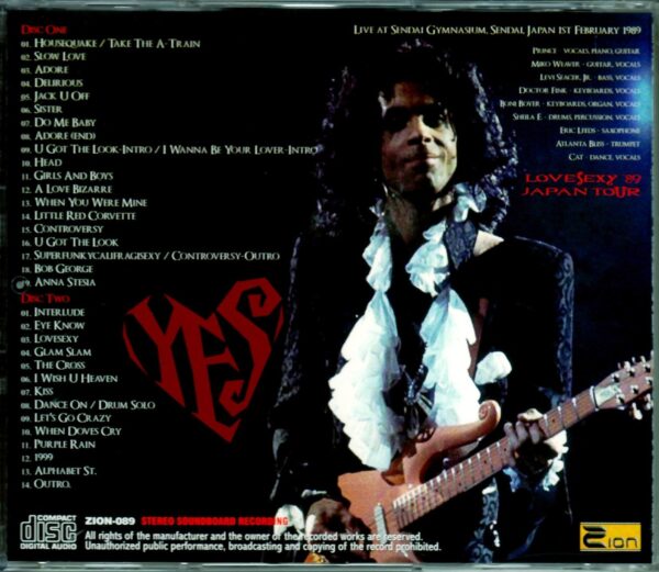 Prince/Miyagi,Japan 1989 - Image 2