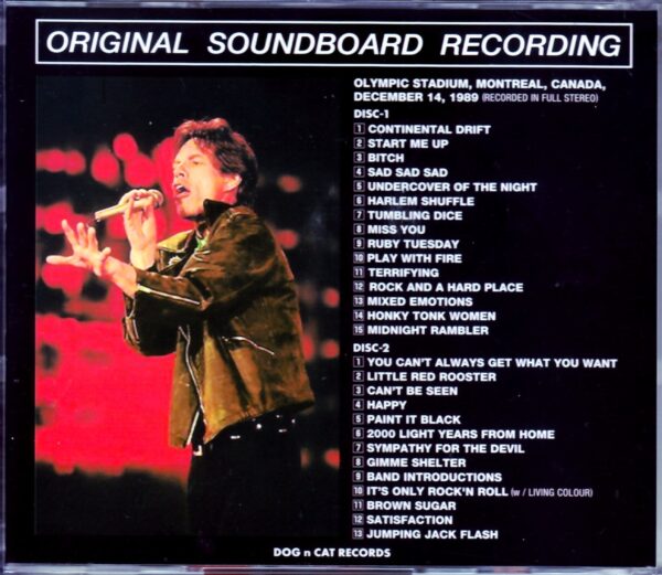 Rolling Stones/Canada 1989 - Image 2