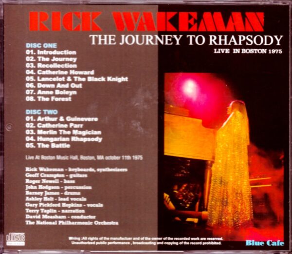 Rick Wakeman/Ma, USA 1975 - Image 2