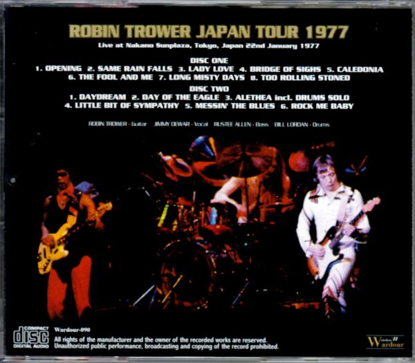 Robin Trower/Tokyo,Japan 1.22.1977 - Image 2