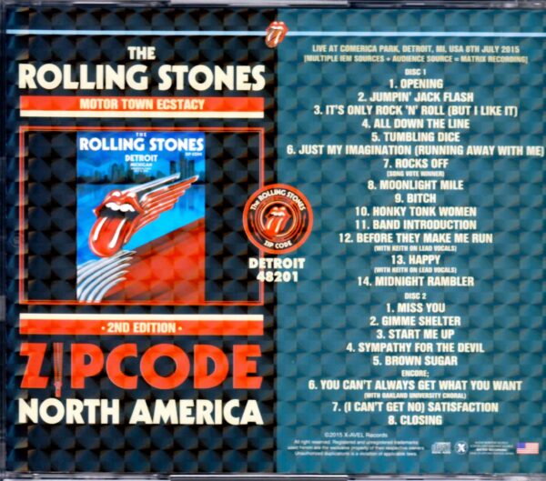 Rolling Stones/Michigan, USA 2015 2nd Edition - Image 2