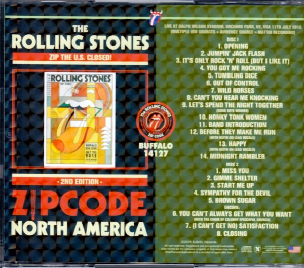 Rolling Stones/New York, USA 2015 2nd Edition - Image 2