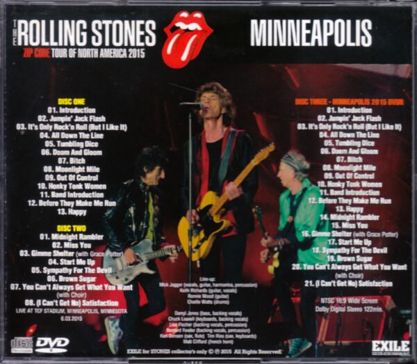 Rolling Stones/Minnesota, USA 2015 - Image 2