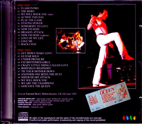 Queen/UK 1982 Audience Recording - Image 2